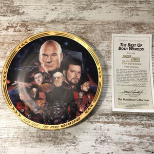 Star Trek The Best Of Both Worlds Hamilton Collection Plate